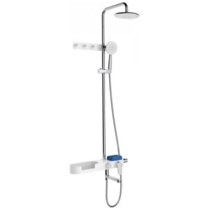 Душевая система с полкой и крючками gappo g2467