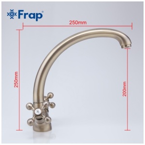 Смеситель для кухни бронза frap f4219-4