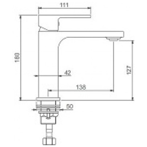 Смеситель для раковины gappo g1083-8