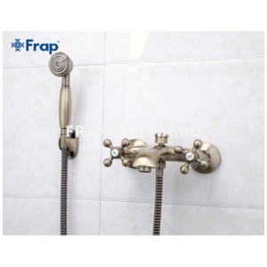 Смеситель для ванны бронза frap f3019-4