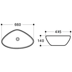 Умывальник ceramalux 9062